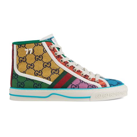 gucci tennis 1977 multicolor|gucci tennis 1977 high top.